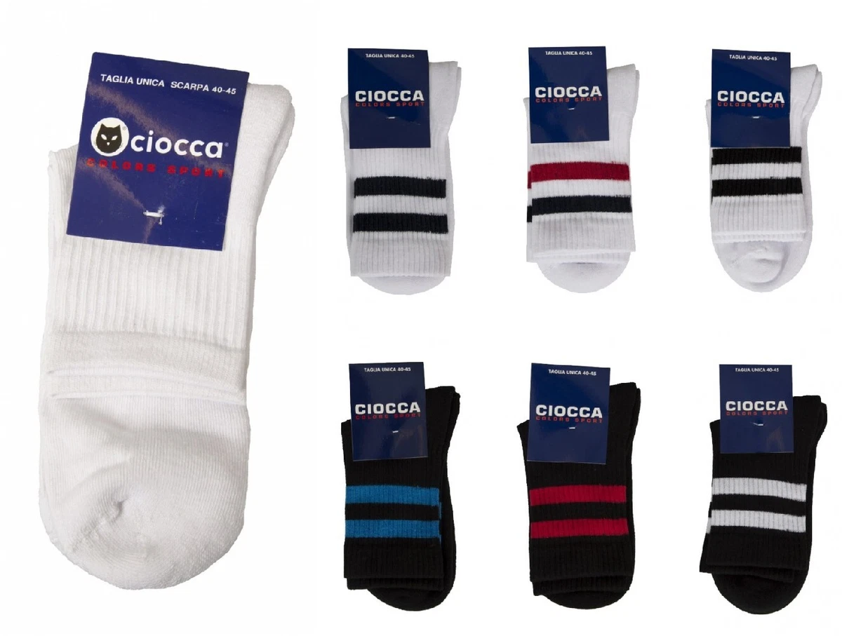 Calzini Corti Uomo Donna | Confezione Da 4 Paia | Cotone Spugna | Sportivi E Traspiranti