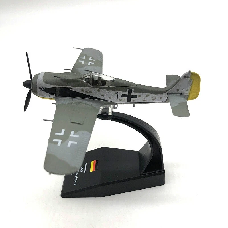 1:72 Scale Alloy Diecast Military Model Focke Wulf Fw-190 Würger Fighter Aircraf - Image 4 of 4