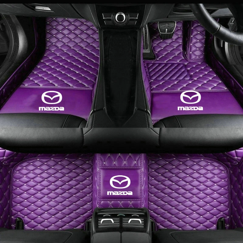 Custom For-Mazda 3 Car Floor Mats-right hand drive 2003-2024 - Image 3 of 4