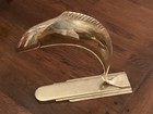 Leaping Brass Fish marine mid century modern (MCM) sculpture 11" tall — photo 3