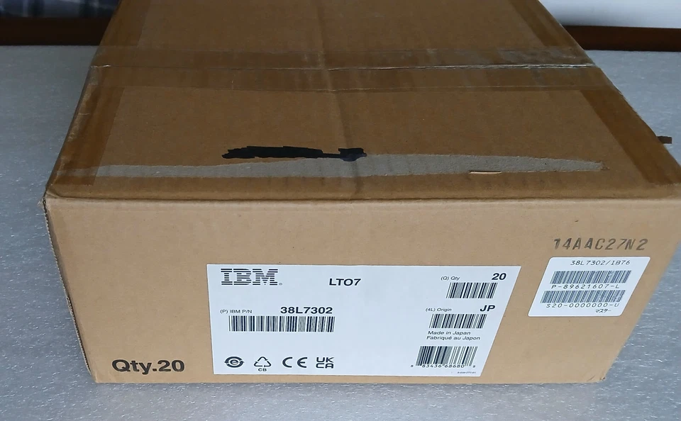 (20 Pack) IBM LTO-7 Tape Cartridge 38L7302 Ultrium Storage Data - Brand New - Image 2 of 3