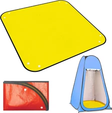 39.5" Camp Shower Tent Bottom Mat, Non Slip Changing Tent Bottom Pad, Removable