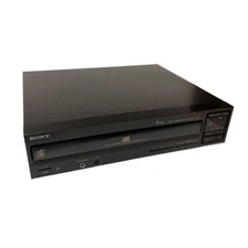 SONY CDP-C305 Five 5 Disc Carousel CD Changer No Remote Works But Parts Only