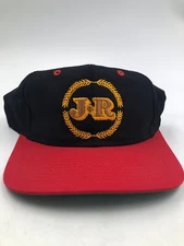 JR Cigars SnapBack Black Red Hat OSFA - Excellent Condition -