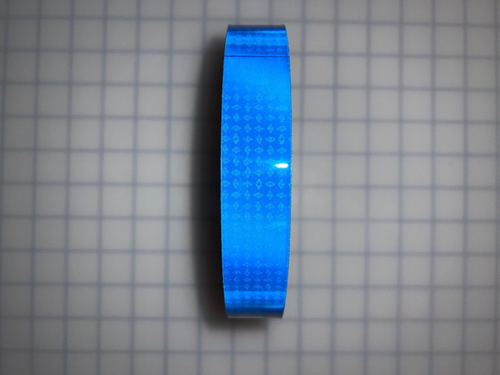 Cinta Reflectante Azul 1" Oralite V82 Orafol Reflexite Tipo 5 Vispicuity DOT Seguro - Imagen 9 de 10
