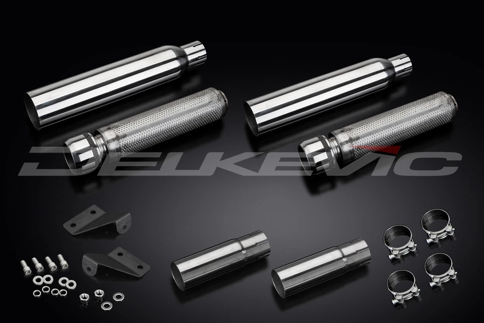 Silenciadores de escape Yamaha Royal Star Venture 1996-2013 16" punta de nariz de toro de acero inoxidable Foto 3 de 4