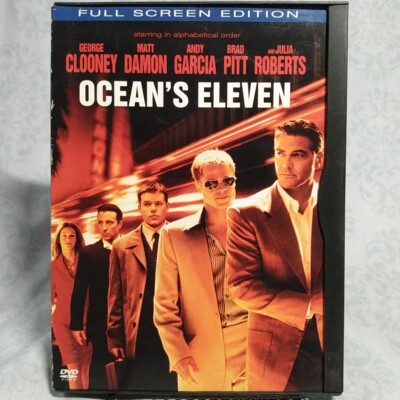 Oceans Eleven (DVD, 2002, Full Screen Edition) SWB Combined Shipping