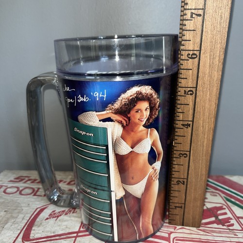Set 6 Vintage 1994 Snap On Toolmate Coffee Mug Cup Beer Girls Man Cave Bar Ware - Picture 5 of 19