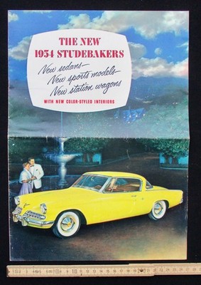 New Studebaker Commander Champion  Prospekt English A3 12S 1954 837 brochure