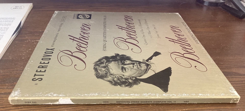 Beethoven String Quartets(Complete) Vol.2!Vox SVBX 543/! Loewenguth/NM Vinyl!RVG - Image 3 of 4