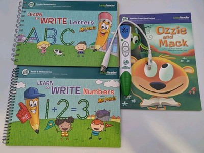 LeapFrog LeapReader Bundle - Stift + Ladegerät + Bücher getestet funktioniert
