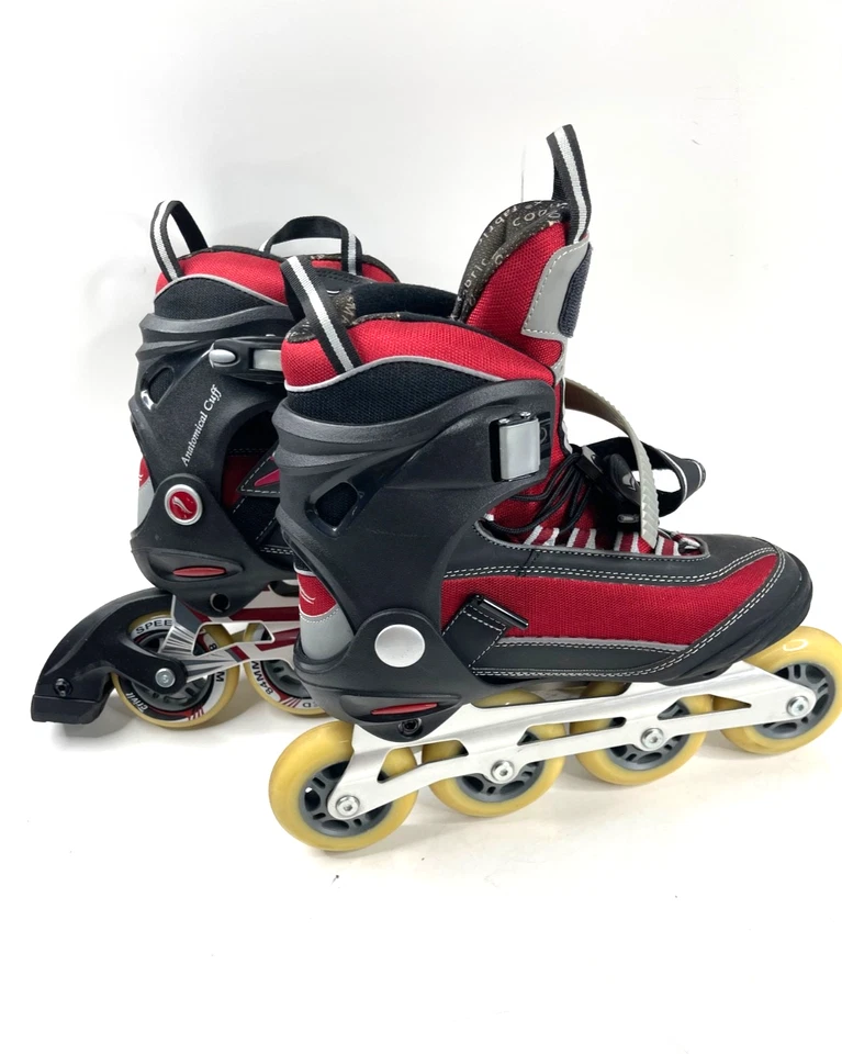 Crivit Inline Skates Anatomical Cuff Größe 38 schwarz rot - Bild 2 von 4