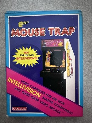 Mattel Electronics Intellivision Mouse Trap Spiel OVP Vollständig 1981