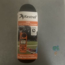 Kestrel 5400 Heat Stress Tracker draagbare weermeter met Bluetooth, oranje/zwart