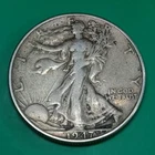 1947 P Mint Walking Liberty 90% Silver USA Half Dollar