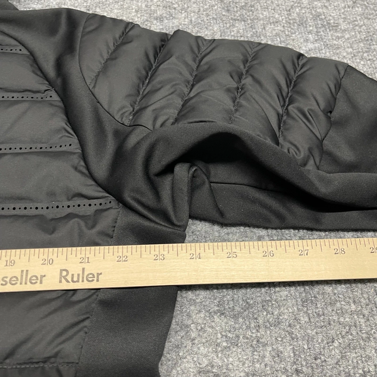 Nike LeBron James Jacket Mens Large Black Aeroloft 800 Hybrid Down Puffer 807974 image 12