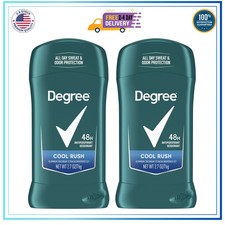 Degree Men Original Antiperspirant Cool Rush Twin Pack Sweat 2 Pack 2.7 oz
