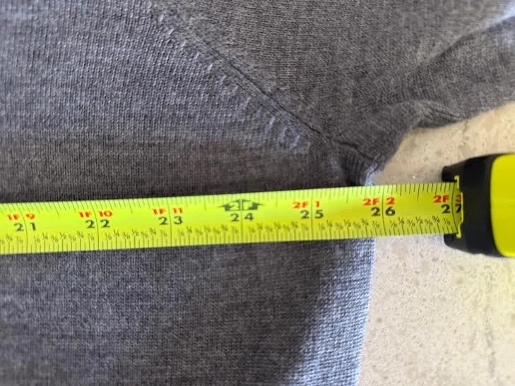 NWT KIRKLAND SIGNATURE MERINO EXTRA FINE WOOL BIELLA YARD SZ 2XL $80 - Image 3 of 4