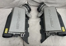 07-15 Mercedes M156 6.3 AMG Right &Left Air Intake Cleaner Filter Box MAF LocPic