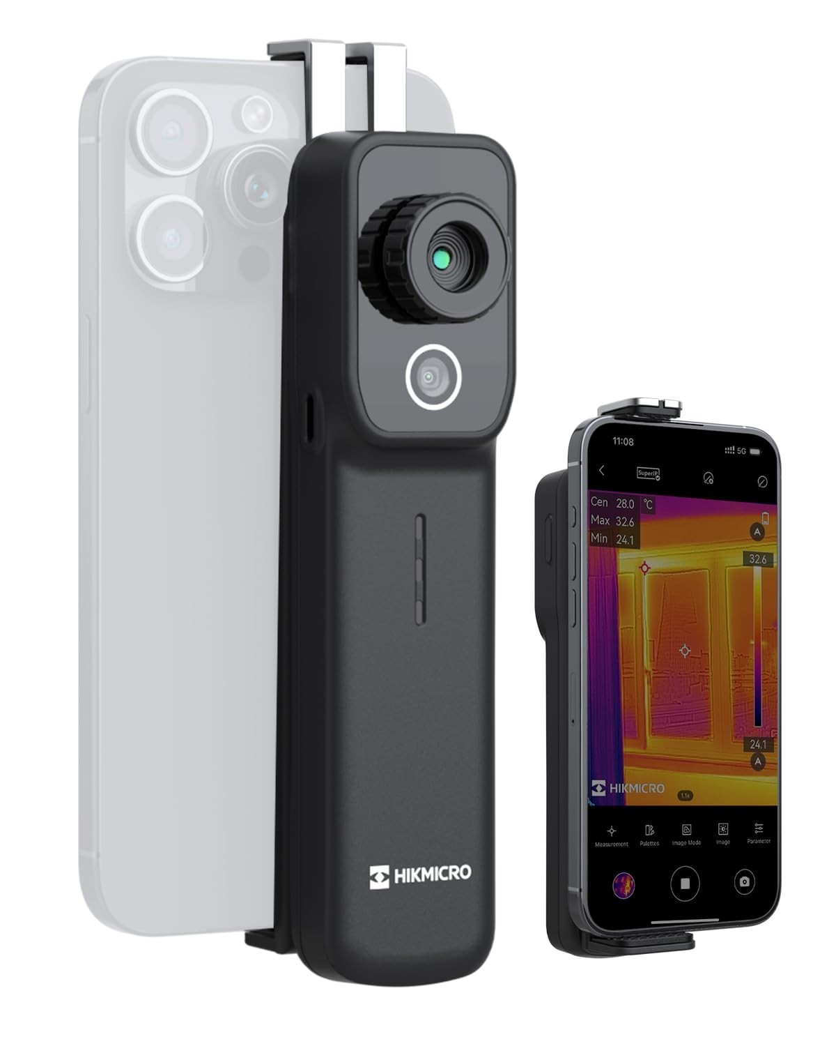 HIKMICRO Mini-X Thermal Camera for iOS & Android Smart Phone, SuperIR