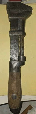 Vintage L. Coes Adjustable Wrench Perfect Handle 12'' 
