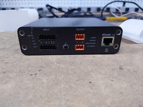 Shure ANI22-BLOCK Interfaz de red de audio analógico Conectores de bloque de 2 líneas E/S PoE - Imagen 2 de 2