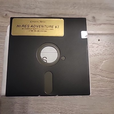 Cranston Manor Hi-Res Adventure #3 1981 On-Line Systems Dewitz & Williams Apple