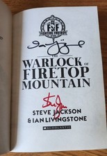 Fighting Fantasy: The Warlock of Firetop Mountain *DOUBLE SIGNED*