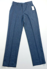 New Tommy Hilfiger Boys Dress Pants Size 20 Regular 30x30 Blue Windowpane NWT