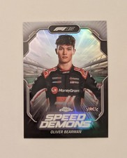 2025 Topps Chrome F1 - Oliver Bearman #SD-8 Speed Demons Refractor RC
