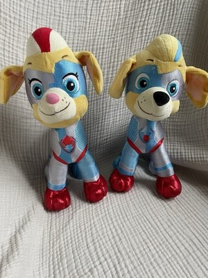 Paw Patrol Zwillinge Mighty Twins Ella & Tuck Kuscheltier Plüschtier Nickelodeon