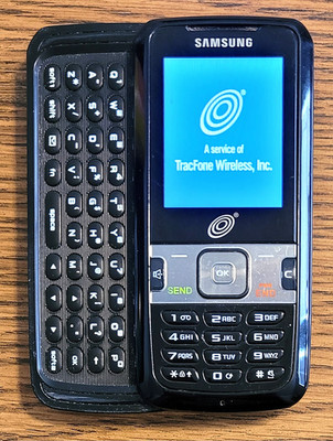 Samsung Messager SCH-R451C - Black ( Straight Talk ) Very Rare CDMA Slider Phone