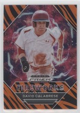 2020 Panini Prizm Draft Picks Fireworks Tiger Stripes 48/99 David Calabrese 0y9v