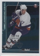 2000-01 ITG Be A Player Signature Series 10/10 Taylor Pyatt #254 a3q