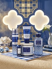 Bath  Body Works Gingham 5pc Body Wash Cream Mist Candle and room spray