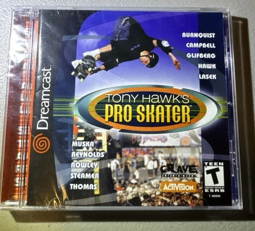 Tony Hawk's Pro Skater For Sega Dreamcast Sega All Stars Edition Factory Sealed