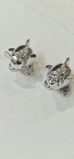 Virgin Atlantic Silver Salt and Pepper Shakers Orville & Wilbur Pinched From 