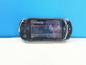 Sony PSP-1000 PlayStation Portable Handheld Console Black w/ Power Cable 2 Games