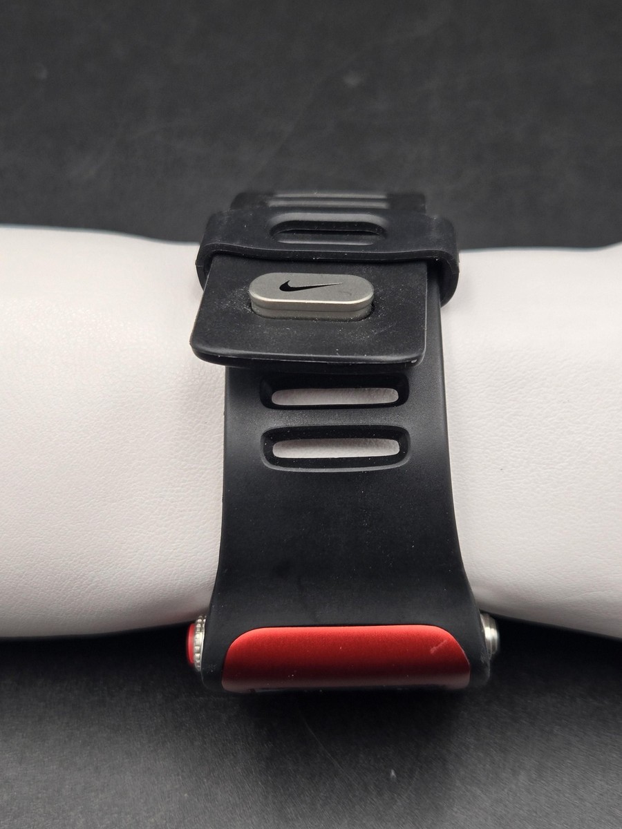 NIKE TIMING デジタル腕時計 WC0037 スクエア Y2K Nike Watch Mens Blade WC0037 Red Black Digital 100m Aluminum