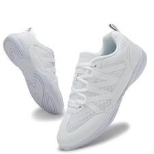 Girls White Cheer Shoes Youth Cheerleading Dance Competition Sneakers