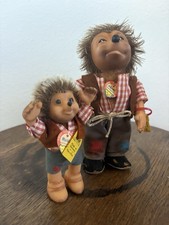 Vintage Steiff Original Hedgehog Mecki And Macki 1960s Collectible