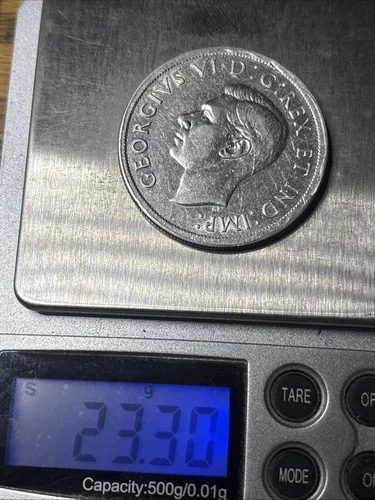 1939 Canada Dollar Silver Coin, High Grade AU, low Mintage 1.36 Mill, .600 ASW