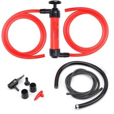 Multi-Use Siphon Fuel Transfer Pump Kit for Gas, Oil, Liquids - Efficient Easy