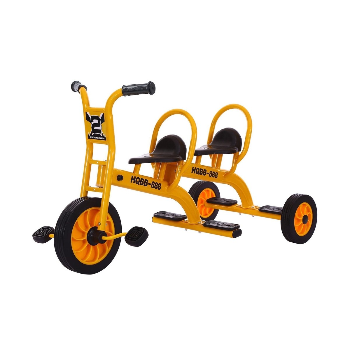 Kids Tricycle for Ages 3-8, Double Kids Trike Bike, Preschool