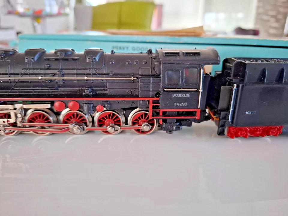 Locomotive Märklin 3047 HO BR 44 Digital MFX + Fumigène Telex + Boîte + Notice - Photo 4/4