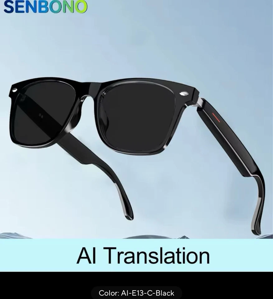 Smart Glasses Headset Headphone - Image 3 of 4