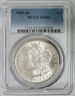 1885-O Morgan Silver Dollar, PCGS MS-64