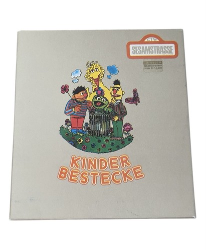 1976 Auerhahn Sesamstraßenkind Bert Ernie Oscar the Grouch Besteck Gabel Löffel - Bild 3 von 11