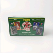 1991 Score Baseball Factory Sealed Collector Set....                          W4