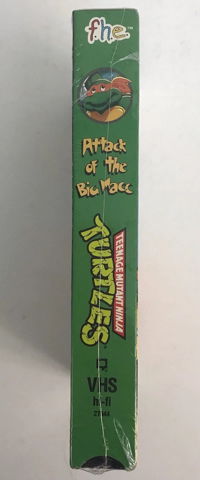 Teenage Mutant Ninja Turtles Attack of the Big Macc VHS NEW Factory Sealed TMNT - Image 3 of 4